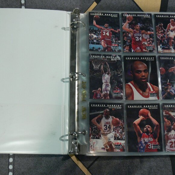 9 PAGES OF USA # 1 BASKETBALL STARS,BARKLEY,PIPPIN EWING-MALONE +++ - Picture 1 of 3